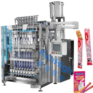 Automatic 6/8/10/12 Lanes Paste Jam Chocolate Paste Liquid Multi-lanes Sachet Stick Packing Machine