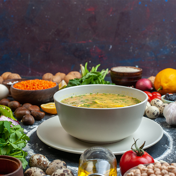 Instant soup packaging machine for single-serve soup sachets