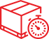 On-time delivery icon