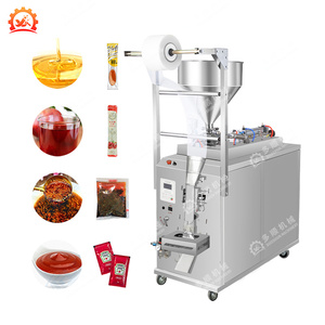 DZD-220JB Automatic Filling and Packing Chili Garlic Honey Sachet Ketchup Hot Paste Sauce Pouch Tomato Sauce Packaging Machine