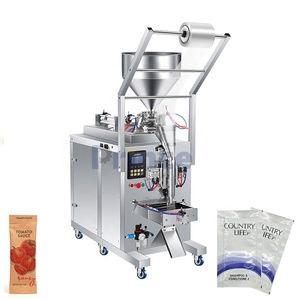 Paste Liquid Filling Machine Tomato Sauce Beverage Drinks Shampoo Milk Honey Sachet Plastic Bag Sealing Packing Machine