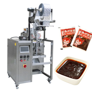 Fully Automatic Liquid Honey Sachet Chilli Tomato Sauce Paste Pouch Mayonnaise Packing Machine